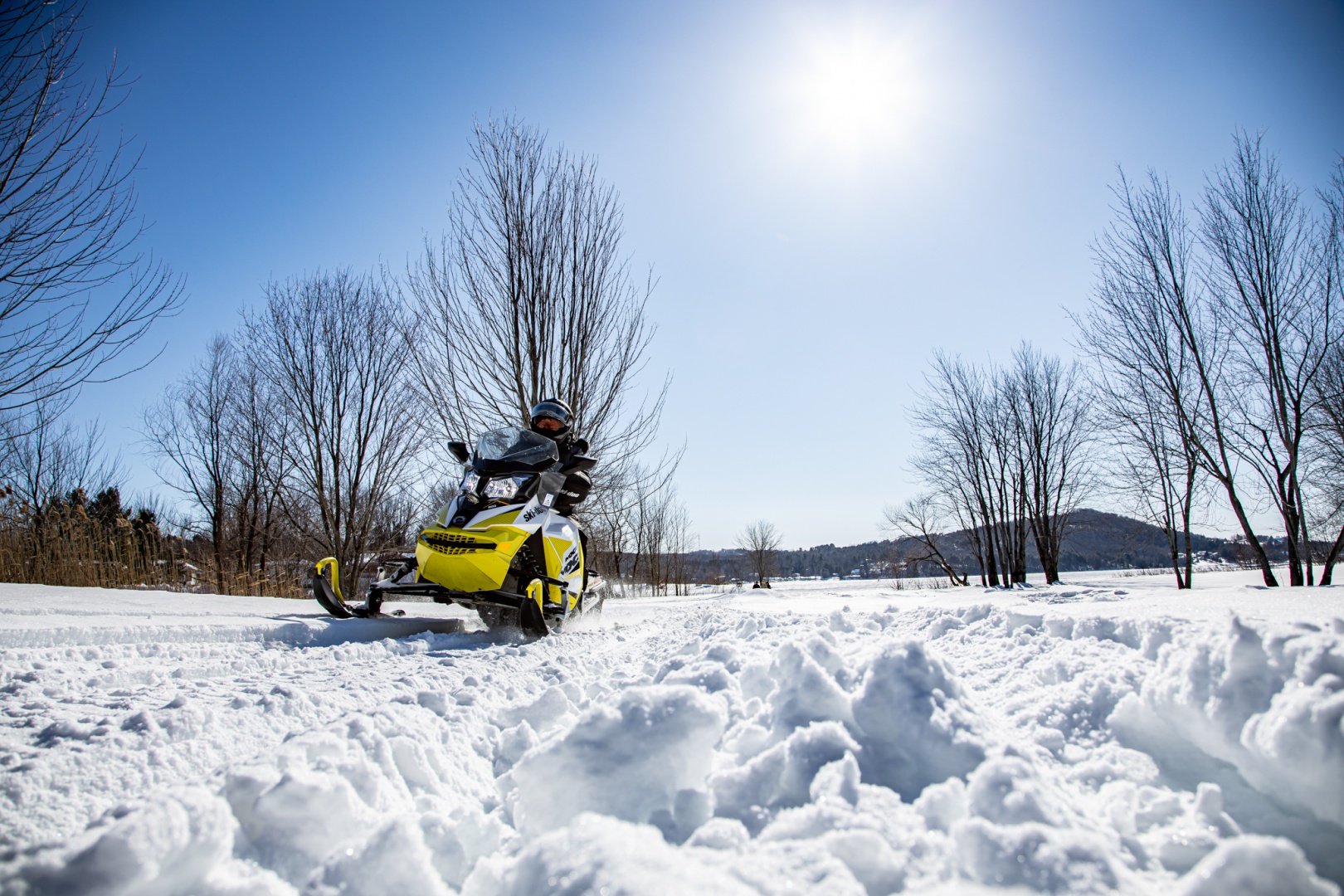 Snowmobile, trail accessible from the cottage