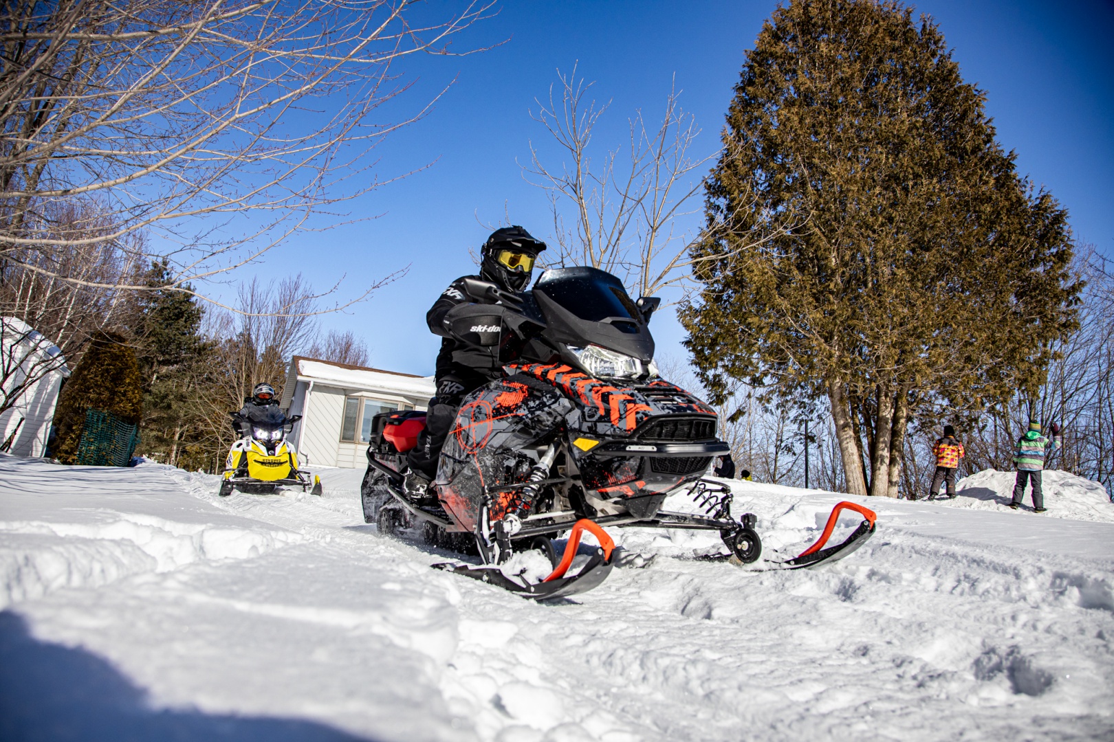 Snowmobile, trail accessible from the cottage