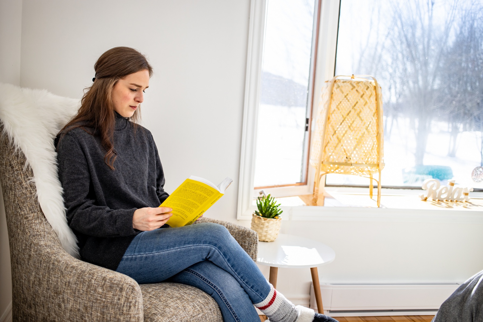 Reading space, master bedroom